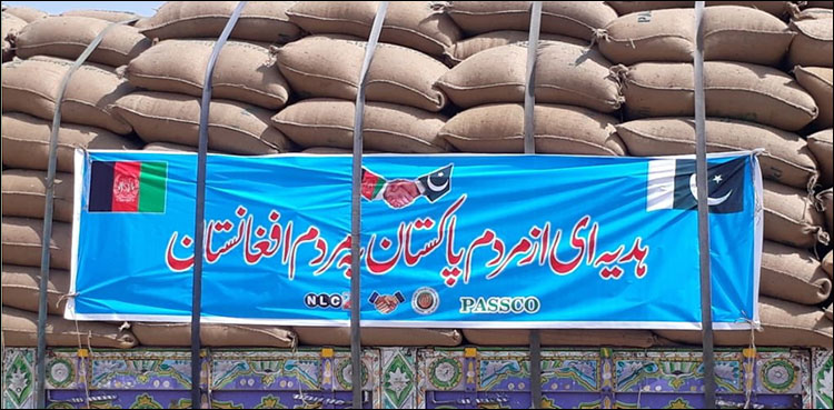 Pakistan gifts 360 tons wheat to Afghanistan as goodwill gesture