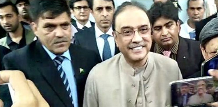Zardari furnishes surety bonds in money-laundering case