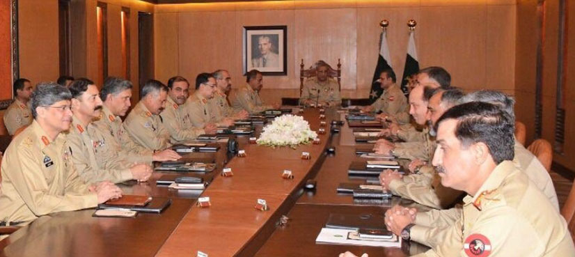 Top army brass reviews geo-strategic environment, security