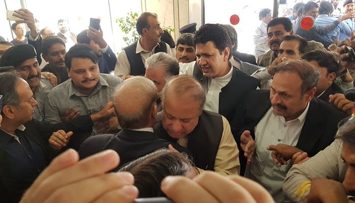 Nawaz, Shehbaz refrain from attending opposition's APC