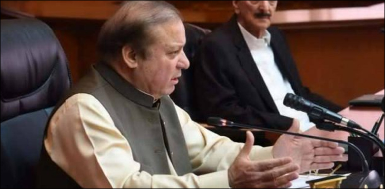 Nawaz breaks political silence after Shehbaz's arrest