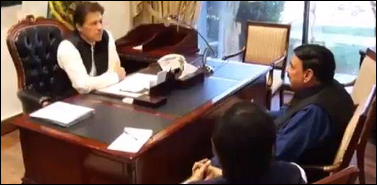 Sheikh Rashid calls on PM Khan