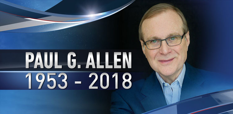 Microsoft co-founder Paul Allen dies of cancer at 65