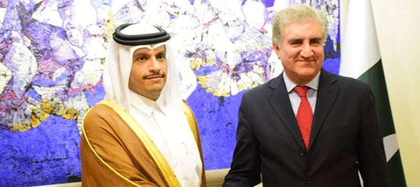 In meeting with Qatari FM, Qureshi offers services of Pakistani workforce for FIFA World Cup