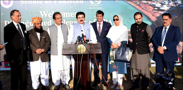 Politicians united on objective of developing Gwadar: senate chairman