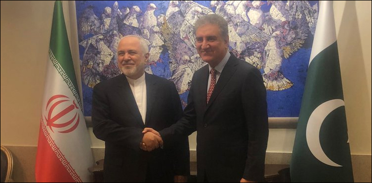 Qureshi, Zarif discuss matters of bilateral interests