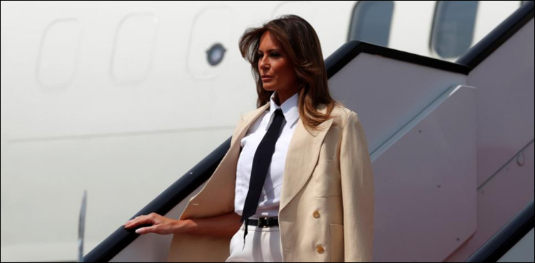 Melania Trump rounds off Africa tour in Egypt