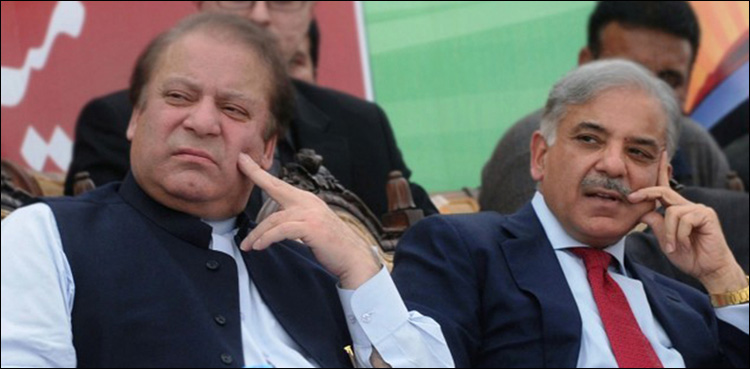 Nawaz Sharif meets Shehbaz at NAB's Lahore office