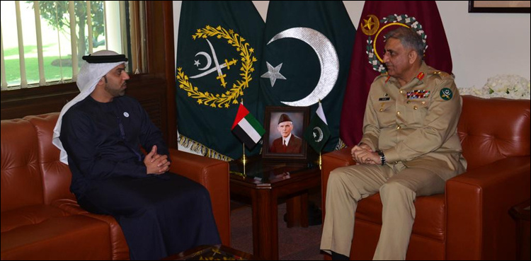 UAE envoy calls on army chief