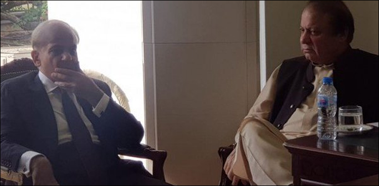 Embattled Sharifs meet in Ministers' Enclave ahead of graft verdict