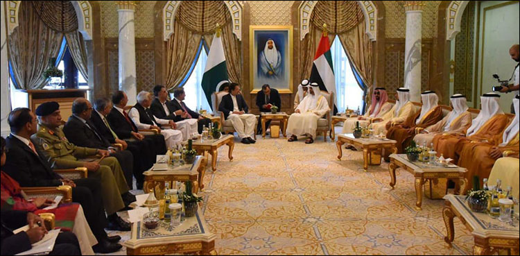 PM Imran, Crown Prince of Abu Dhabi discuss bilateral ties