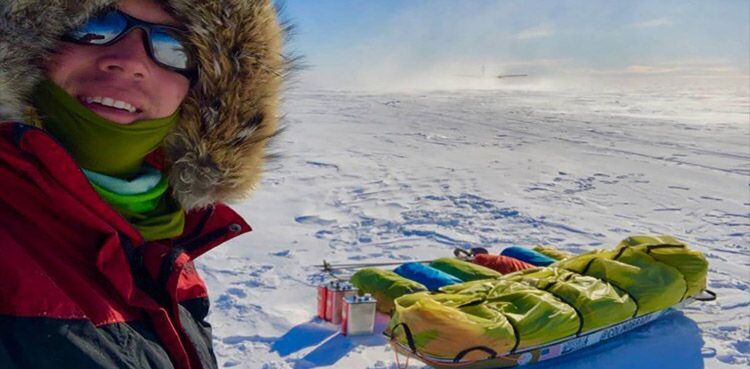 American adventurer completes solo trek across Antarctica