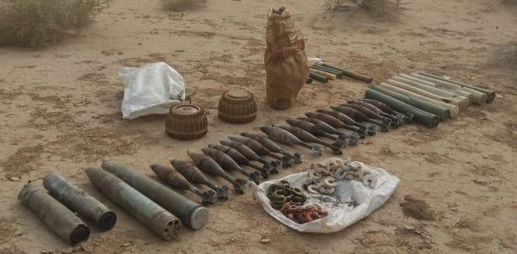 FC Balochistan recovers cache of arms, ammunition from Sibbi