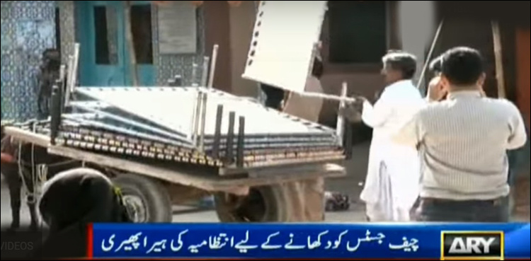 Fake medical camp established to impress CJP during his Thar’s visit