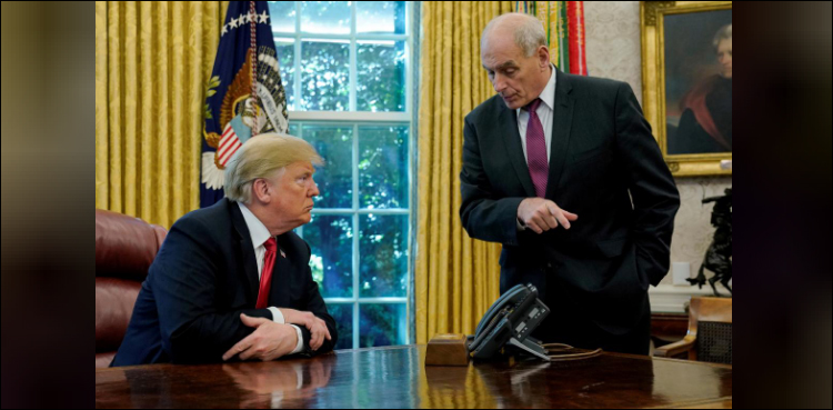 Trump says Kelly will leave chief of staff job at end of year
