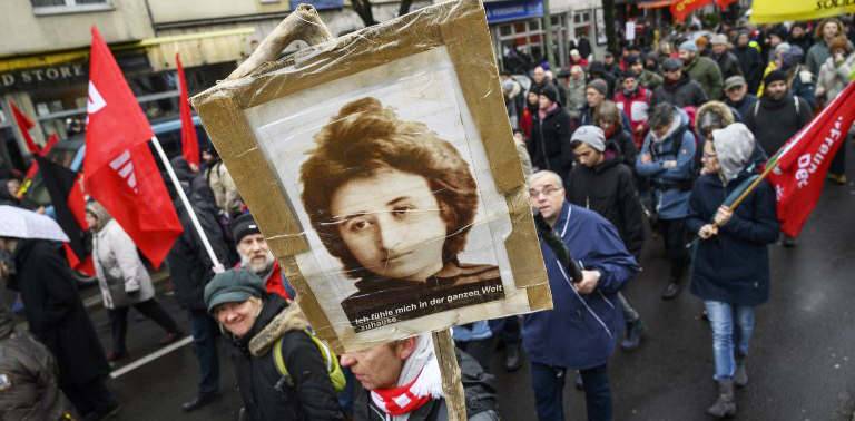 Anti-war, marxist activist Rosa Luxemburg's 100th murder anniversary observed