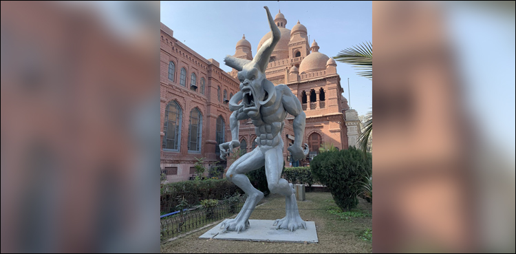 LHC issues notices over removal of devil sculpture