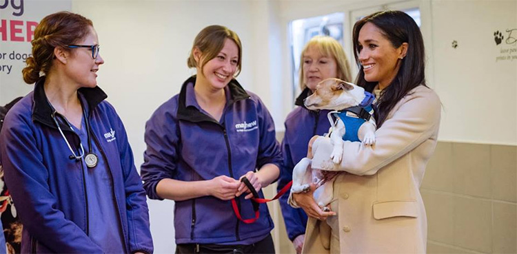 Meghan Markle laughs off 'fat lady' comment on charity visit