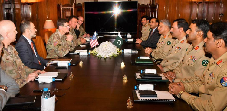 COAS Bajwa, US commander discuss Afghan reconciliation process  