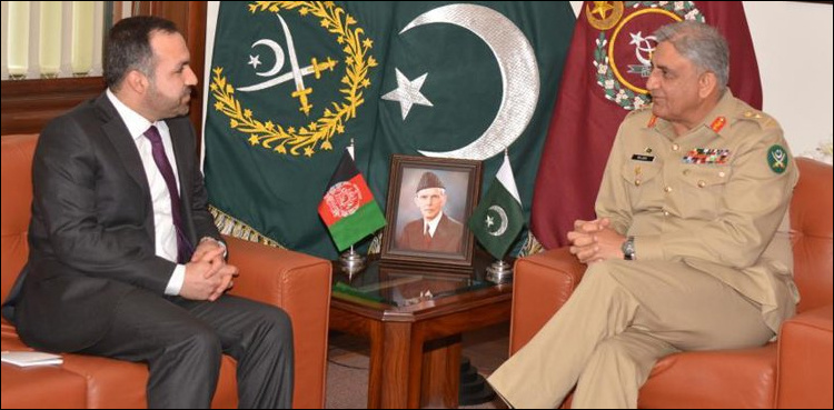 Afghan envoy calls on COAS General Qamar Javed Bajwa