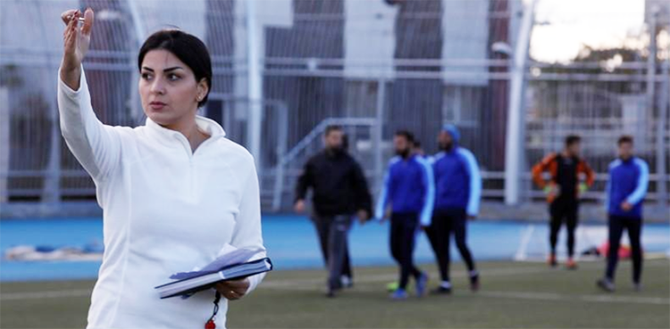 Meet the woman soccer coach scoring wins for Syrian men's team