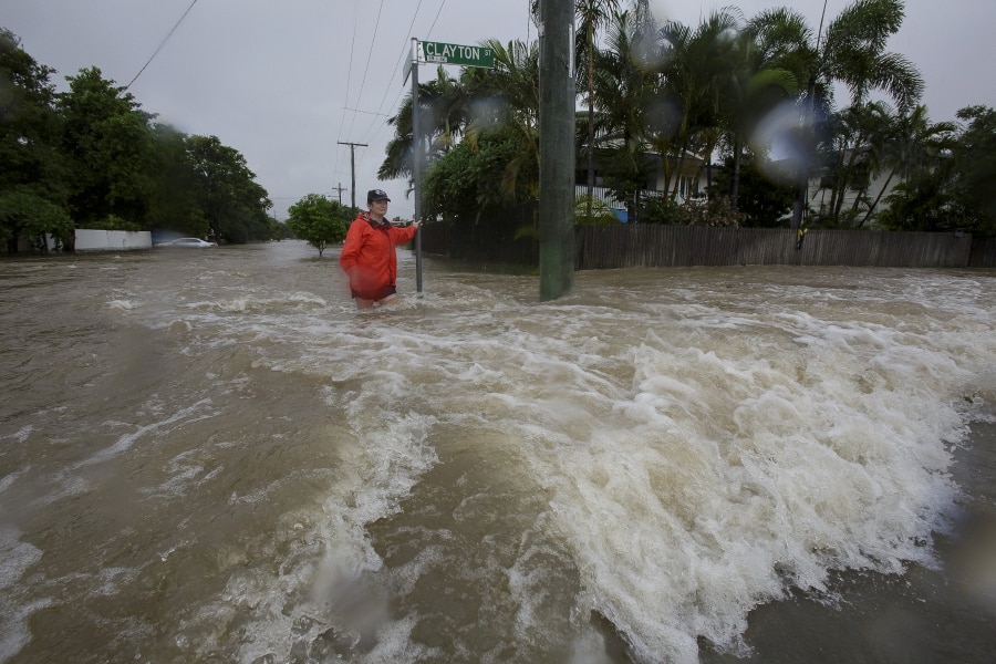 Military steps in as Australia floods bring crocodiles to the streets