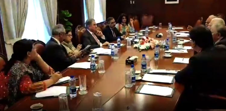 Pakistan-India tensions: FM Qureshi chairs special consultative meeting