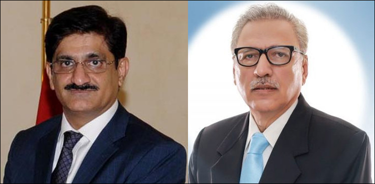 President Alvi, CM Murad agree to enhance cooperation