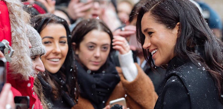 Readers line up for copy of magazine edited by Meghan Markle