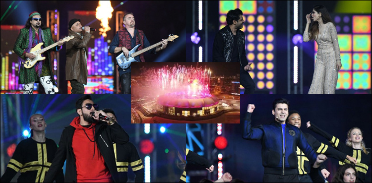 Aima Baig, Junoon, Fawad Khan thrill audience at PSL-4 opening ceremony