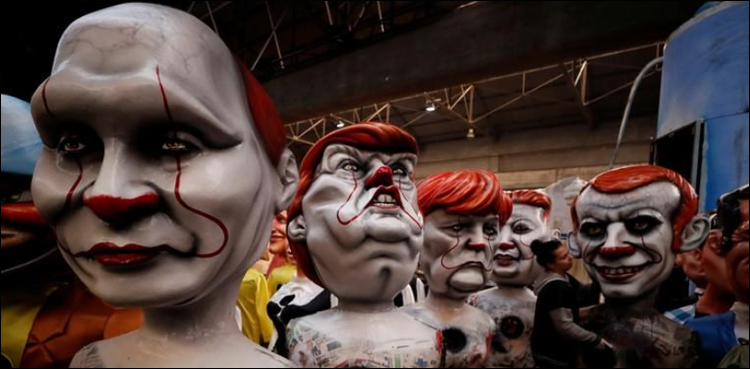 Giant Trump, Putin caricatures to parade at Nice Carnival