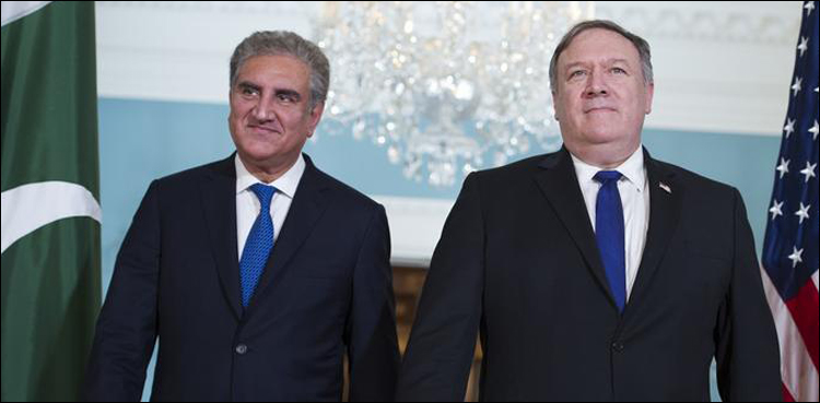 FM Qureshi briefs Pompeo on LoC violation by India
