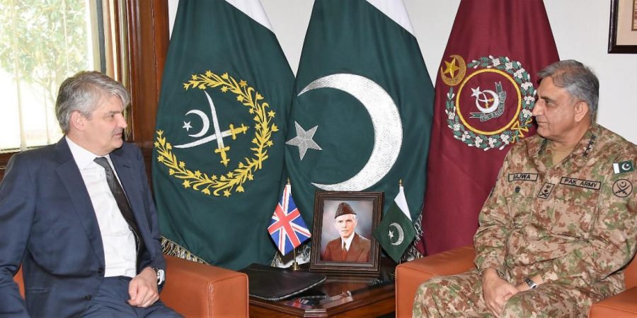 UK Defence Secretary calls on COAS Bajwa
