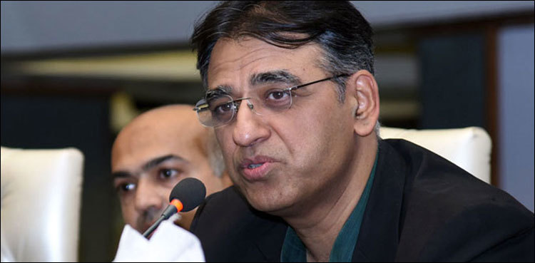 Asad Umar chairs ECC meeting to decide net hydel profit for AJK, other agenda