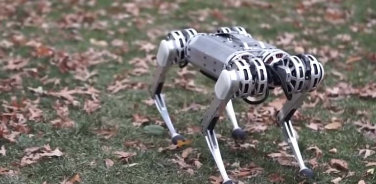 Mini cheetah is the first four-legged robot to do a backflip!