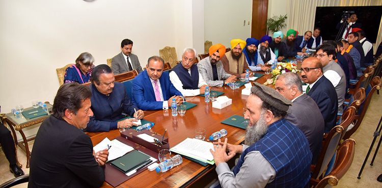 PM Khan meets Sikh, Hindu community representatives; minorities' welfare discussed