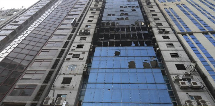 Bangladesh arrests owners of blaze-hit Dhaka tower