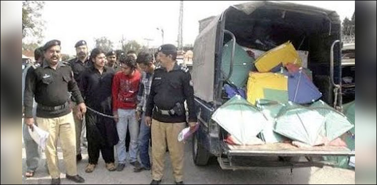 14 kite sellers, flyers arrested in Faisalabad