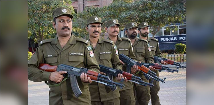Lahore Police recovers cache of arms, busts several criminals