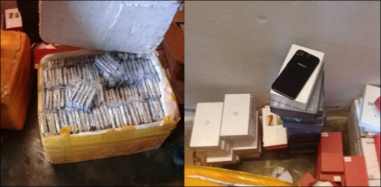 Customs officials seize mobile phones worth millions in Rawalpindi