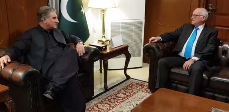 Cuban envoy calls on FM Qureshi, discusses bilateral relations