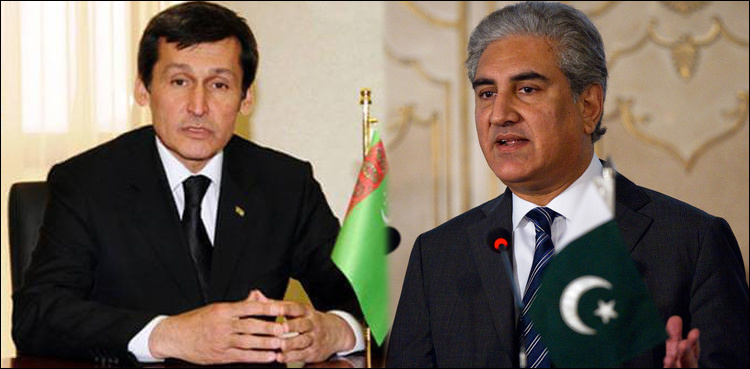 Turkmenistan FM discusses bilateral issues with Qureshi