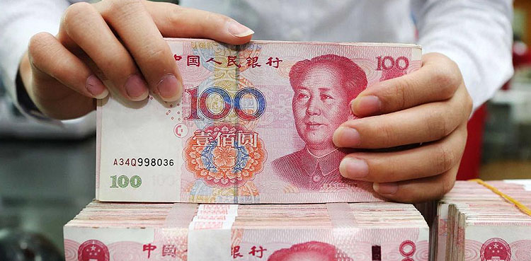 Cash is leaving China again