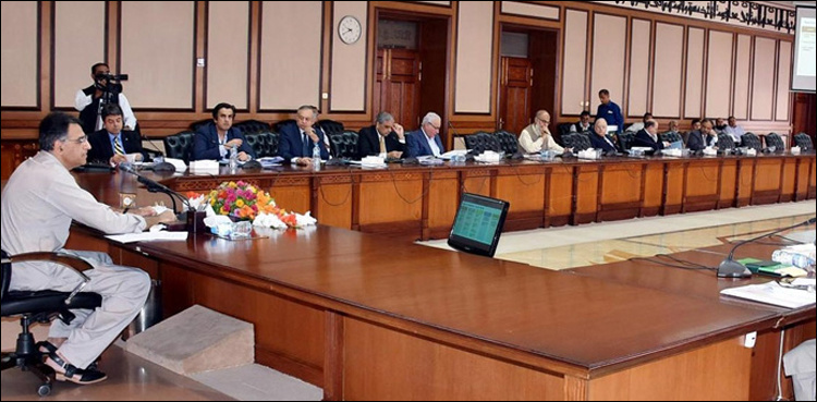 Asad Umar chairs Economic Coordination Committee meeting