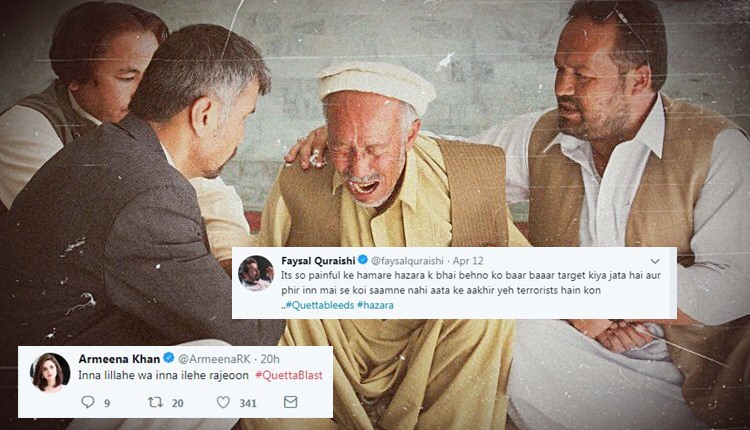 Pakistani celebrities mourn Quetta Blast