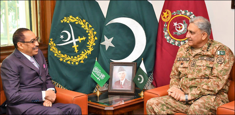 Saudi assistance defence minister meets COAS, discusses security cooperation