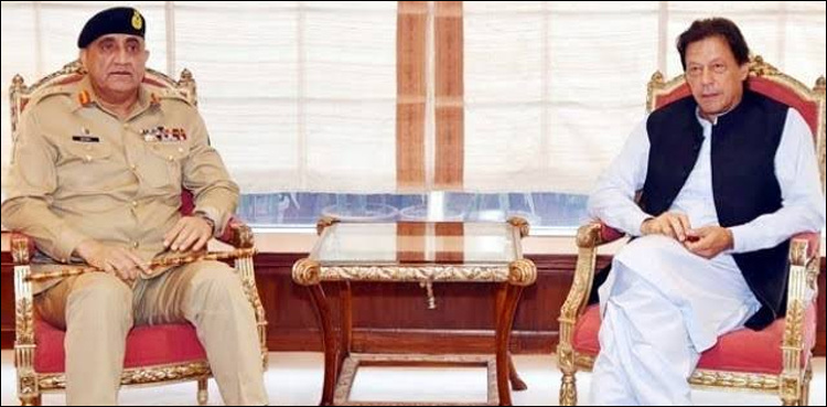 COAS calls on PM Imran Khan, discusses security matters