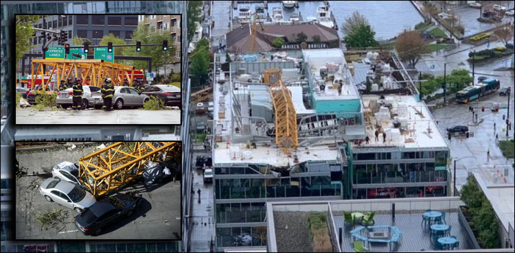 Four dead, four injured in Seattle crane collapse