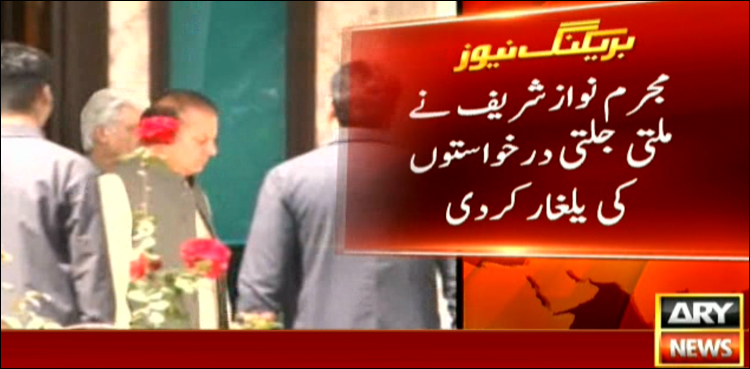 Nawaz Sharif files another plea in SC seeking extension in his bail