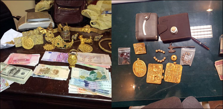 Customs foils bid to smuggle antique gold jewellery